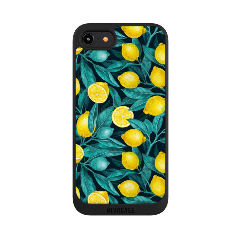 iPhone 7 NIVOpure Citrons et feuilles sombres