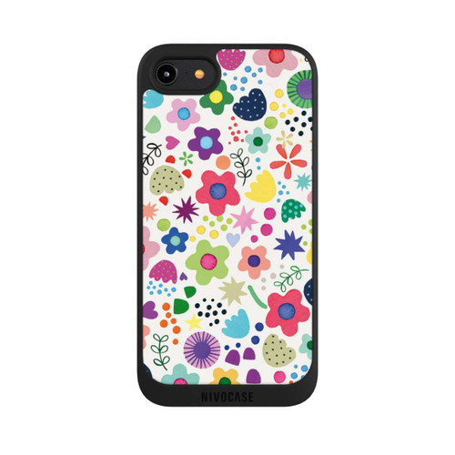 Apple iPhone 7 NIVOpure Psychedelic Flowers Colorful