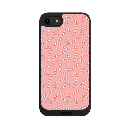 Apple iPhone 7 NIVOpure Candy Canes On Pink