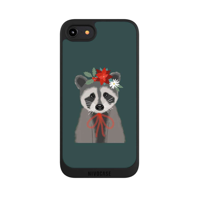 iPhone 7 NIVOpure weihnachtlicher Waschbär