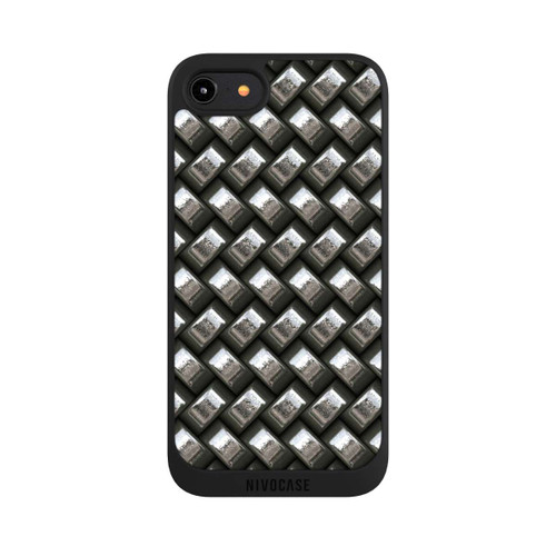 Apple iPhone 7 NIVOpure Glamour Silver Metal