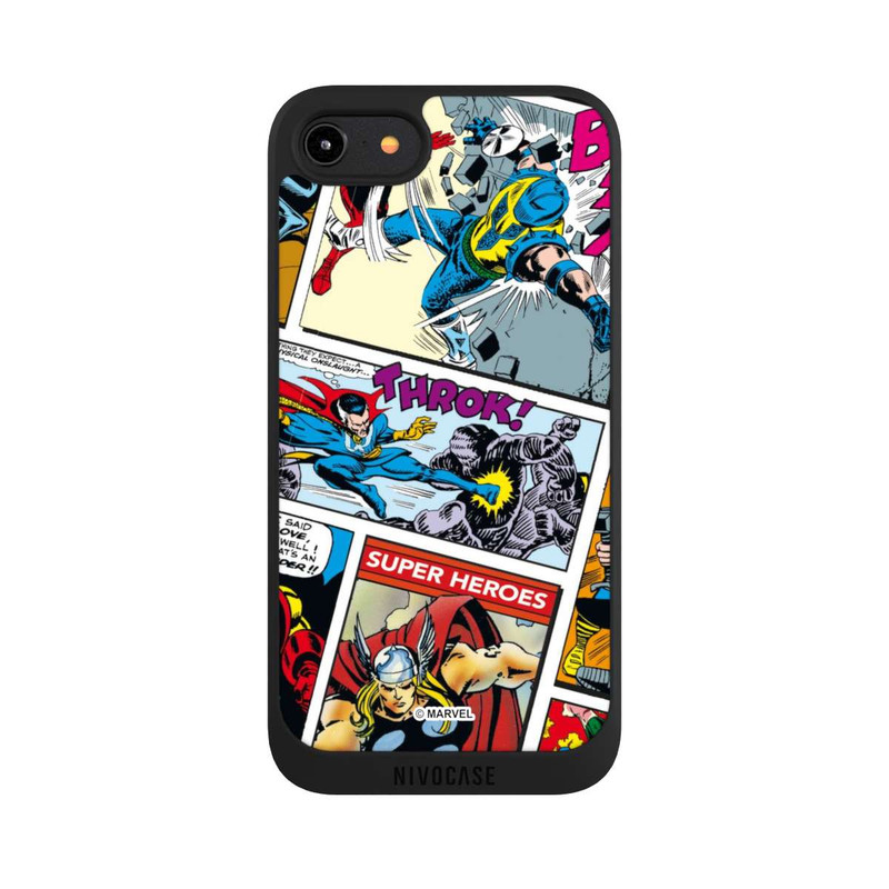 iPhone 7 NIVOpure Marvel Retro Comic Blue