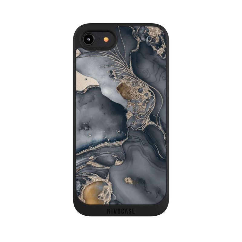 iPhone 7 NIVOpure Alcohol Ink Gold Grey