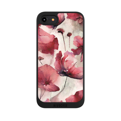 Apple iPhone 7 NIVOpure Wilde Mohnblumen Aquarell mit KI