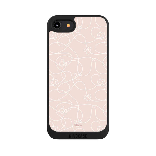 Apple iPhone 7 NIVOpure Micky Line Art Pattern Rose 