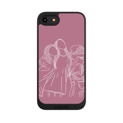 Apple iPhone 7 NIVOpure Freundinnen Line Art