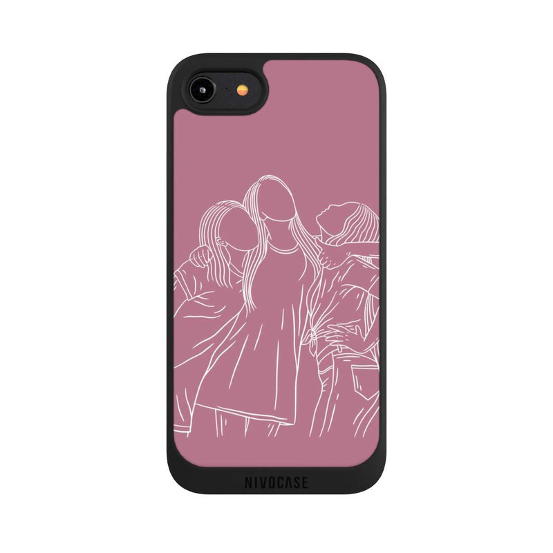 iPhone 7 NIVOpure Freundinnen Line Art