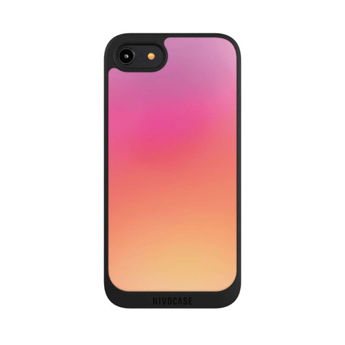 Apple iPhone 7 NIVOpure Pastell Pink Glitch
