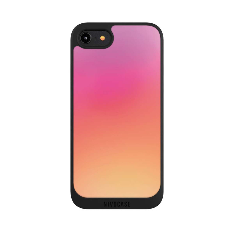 iPhone 7 NIVOpure Pastell Pink Glitch