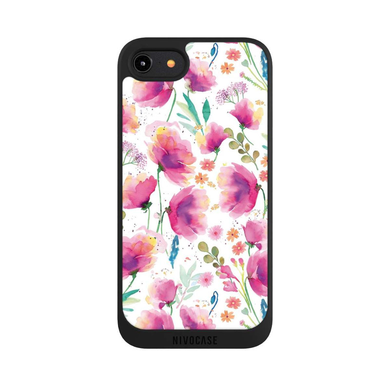 iPhone 7 NIVOpure Coquelicots abstraits aquarelle