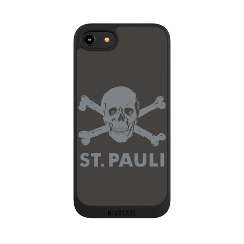 Apple iPhone 7 NIVOpure FC St. Pauli Logo Grau