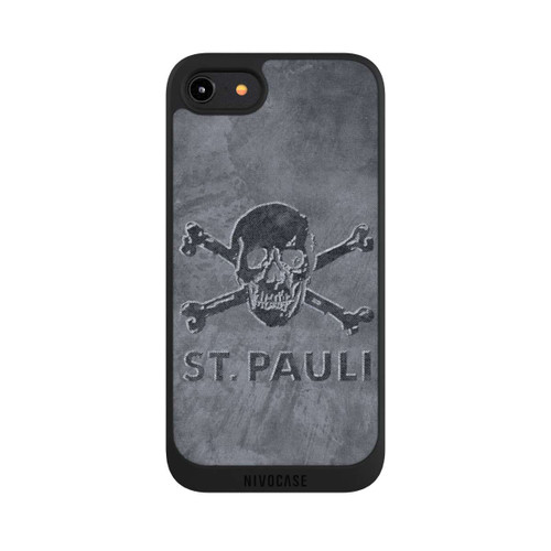 Apple iPhone 7 NIVOpure FC St. Pauli Grau Beton