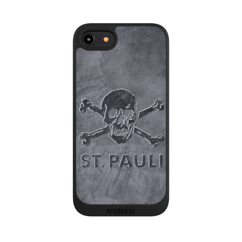iPhone 7 NIVOpure FC St. Pauli Grau Beton