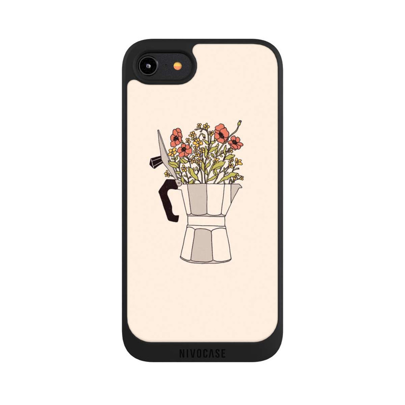 iPhone 7 NIVOpure Moka Blumen