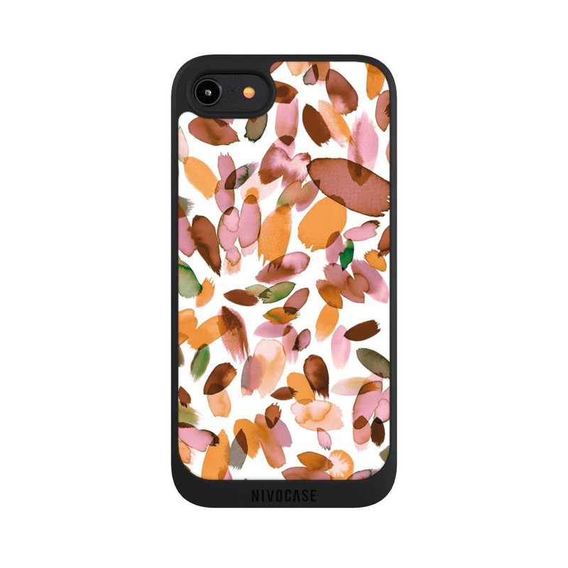 iPhone 7 NIVOpure Watercolor Petal Stains Orange