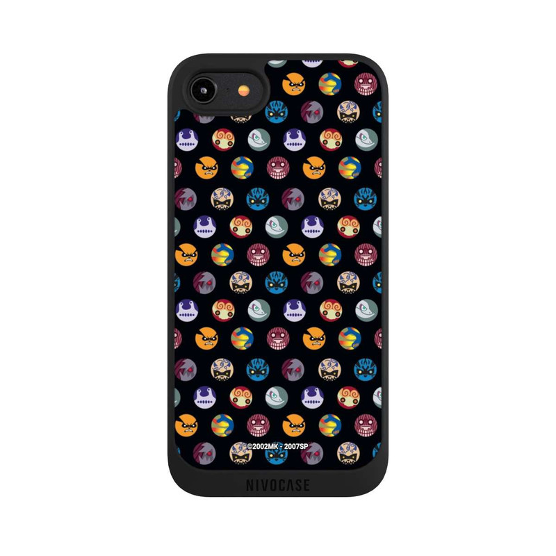 iPhone 7 NIVOpure Bijuu Muster Schwarz
