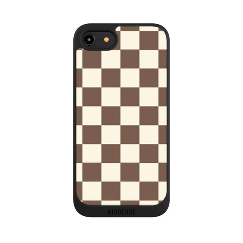 Apple iPhone 7 NIVOpure Checkerboard brown