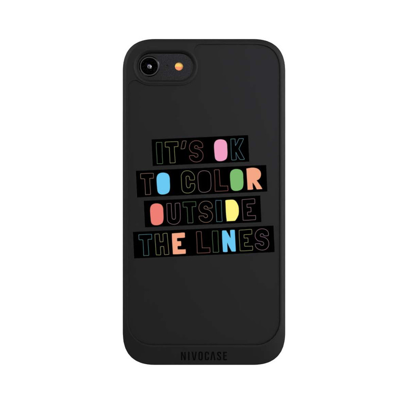 iPhone 7 NIVOpure Color Outside The Line Transparent