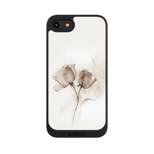 Apple iPhone 7 NIVOpure Braune Rose Blume Nebel