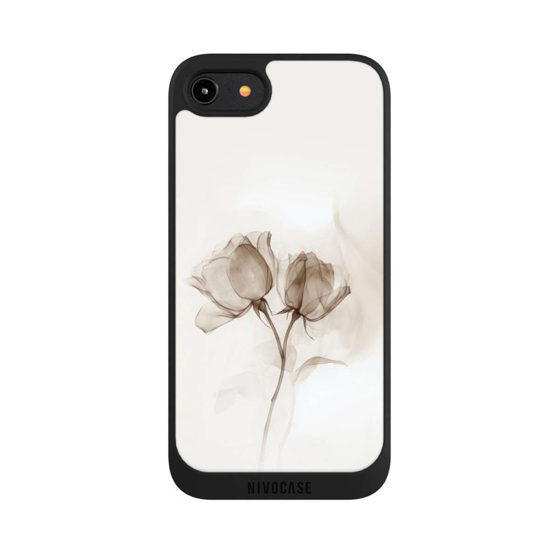 iPhone 7 NIVOpure Braune Rose Blume Nebel