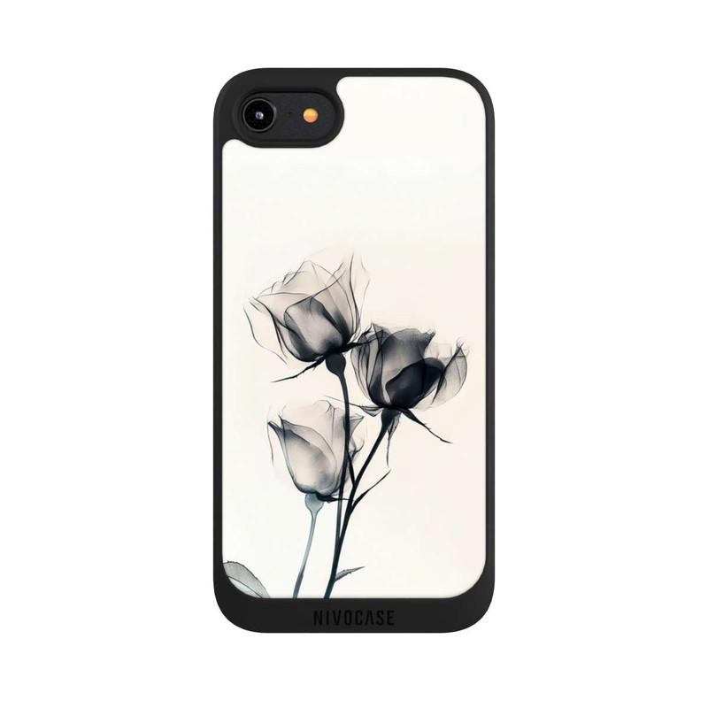 iPhone 7 NIVOpure Schwarze Blume