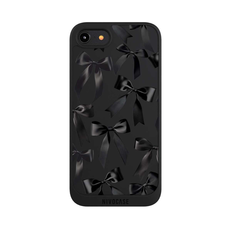 iPhone 7 NIVOpure Schwarze Satinschleifen