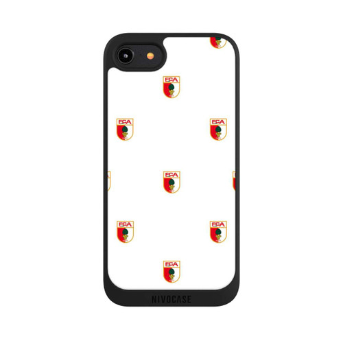 Apple iPhone 7 NIVOpure FCA Logo Muster Weiß