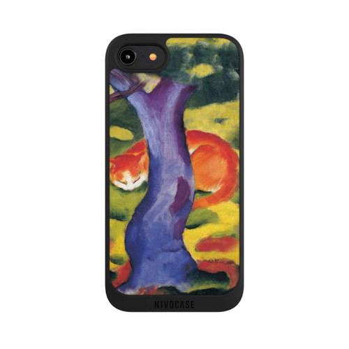 Apple iPhone 7 NIVOpure Cat Behind Tree by Franz Marc