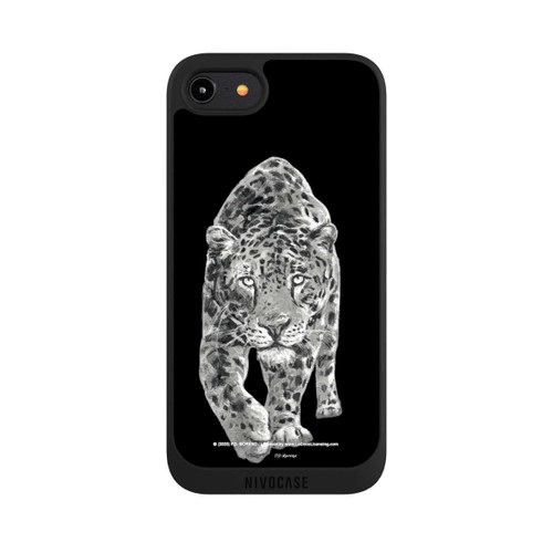 Apple iPhone 7 NIVOpure Leopard Schwarz