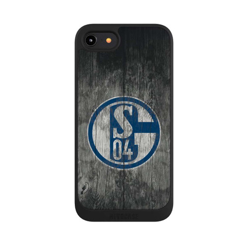 Apple iPhone 7 NIVOpure Schalke 04 Holz Look