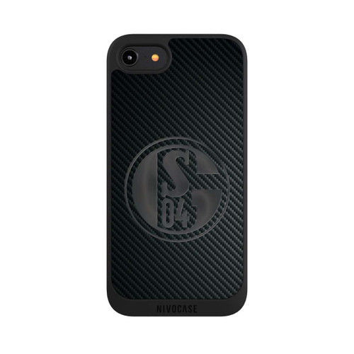 Apple iPhone 7 NIVOpure Schalke 04 Carbon Look