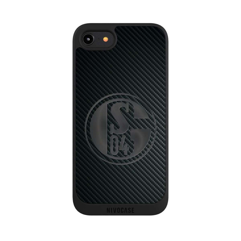 iPhone 7 NIVOpure Schalke 04 Carbon Look