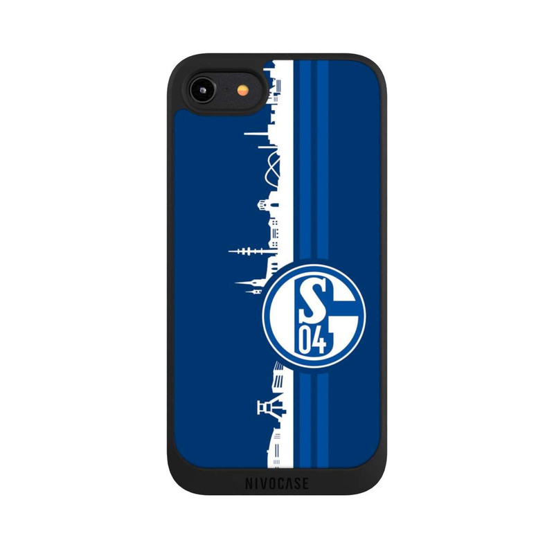 iPhone 7 NIVOpure Schalke 04 Skyline Blau