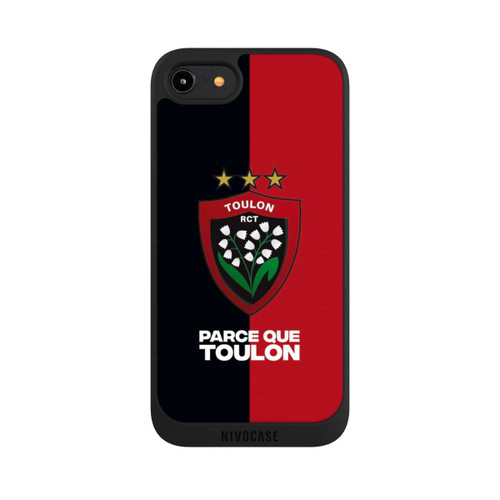 Apple iPhone 7 NIVOpure RCT Logo Rouge Noir