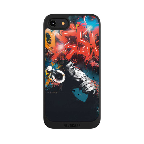 Apple iPhone 7 NIVOpure Chimp Stereo Grafitti