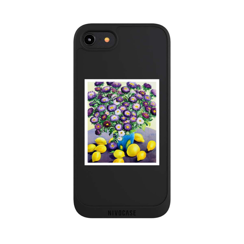 iPhone 7 NIVOpure Purple Asters and Lemons by Christopher Ryland