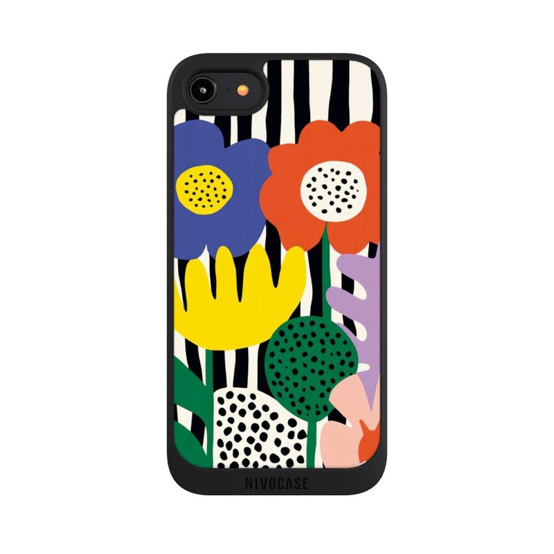 iPhone 7 NIVOpure Flowers Striped Background