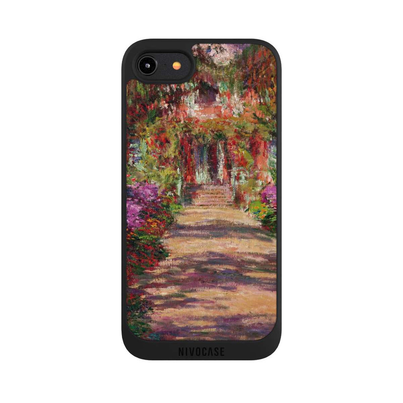 iPhone 7 NIVOpure Eine Allee in Monets Garten in Giverny by Claude Monet