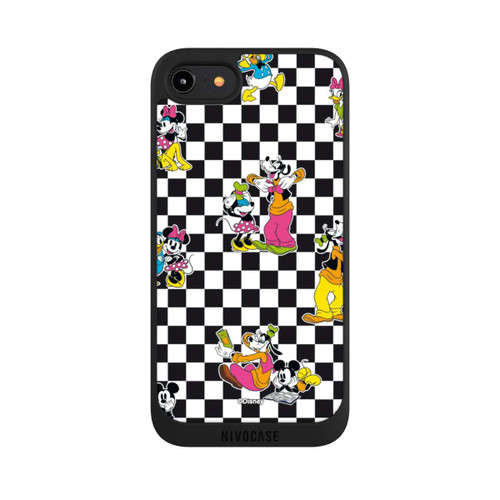 Apple iPhone 7 NIVOpure Donald and Friends Pattern Black and White