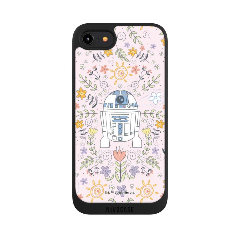 iPhone 7 NIVOpure R2D2 Blumen Muster