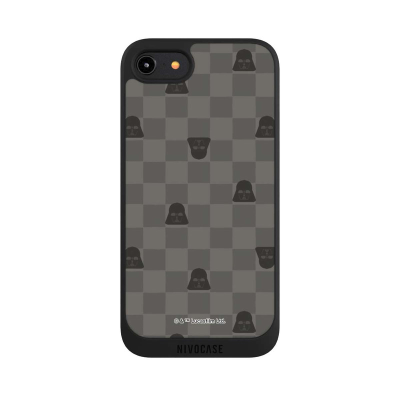 iPhone 7 NIVOpure Darth Vader Schachbrettmuster Schwarz