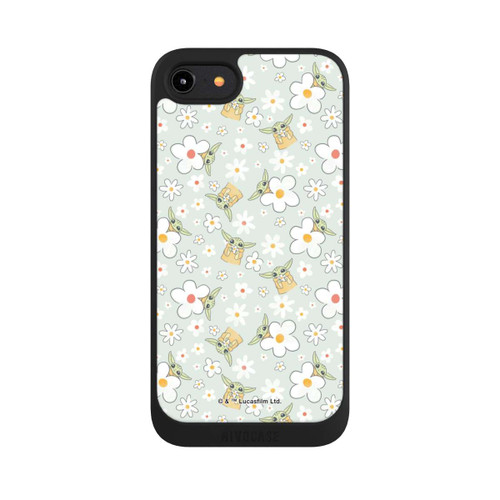 Apple iPhone 7 NIVOpure Baby Yoda Blumen Muster