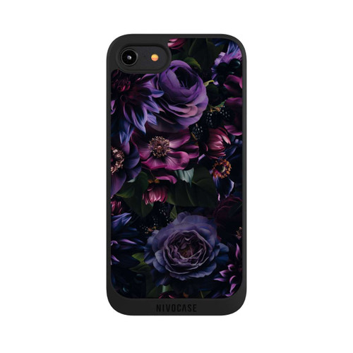 Apple iPhone 7 NIVOpure Dunkle Lila Blüten 
