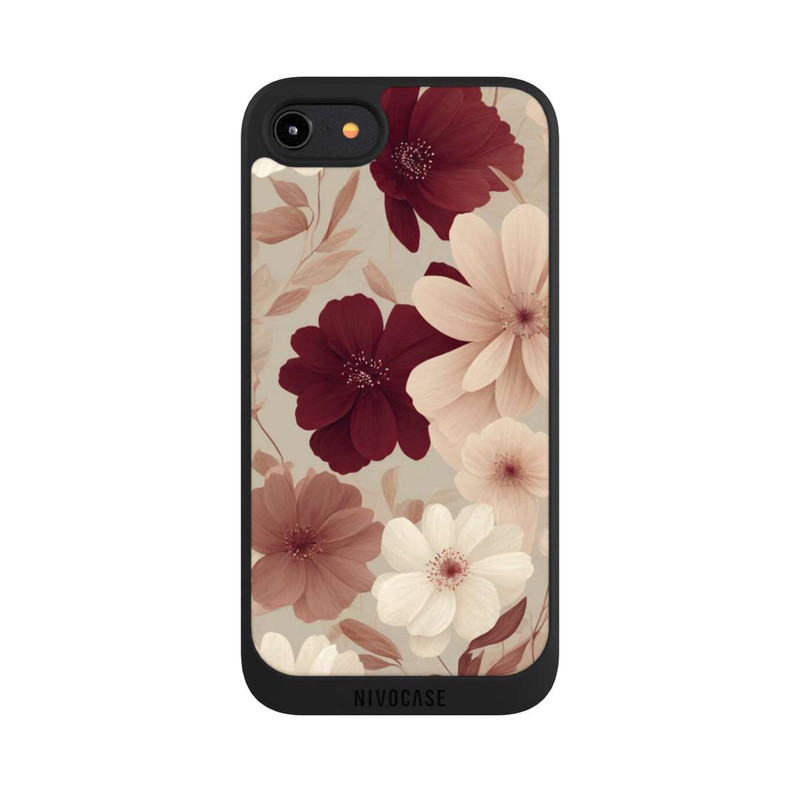 iPhone 7 NIVOpure Romantische Pastellblumen mit KI