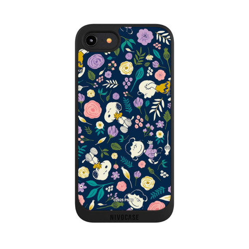 Apple iPhone 7 NIVOpure Peanuts Dark Flower Pattern