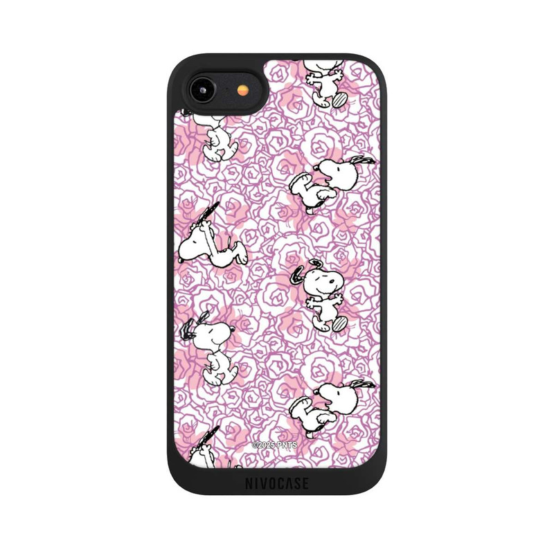 iPhone 7 NIVOpure Peanuts Pink Roses Pattern