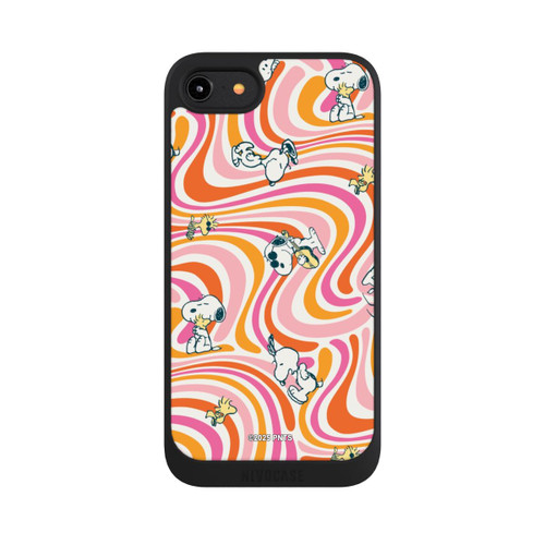 Apple iPhone 7 NIVOpure Peanuts Hippie Pattern Orange