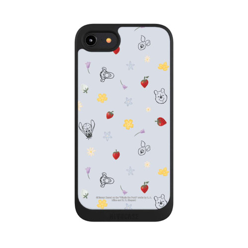 Apple iPhone 7 NIVOpure Winnie the Pooh and Friends Strawberry Pattern Blue