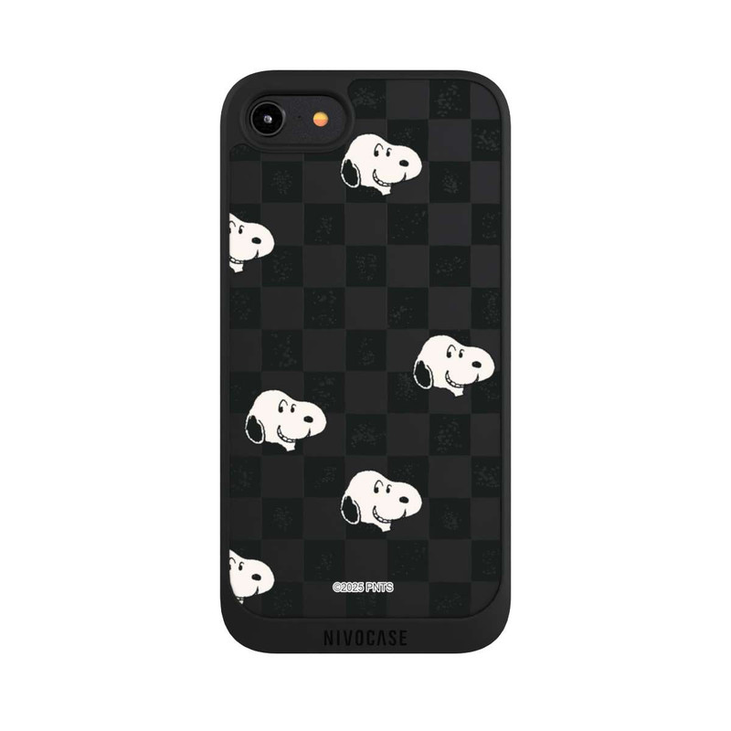iPhone 7 NIVOpure Snoopy Checked Pattern