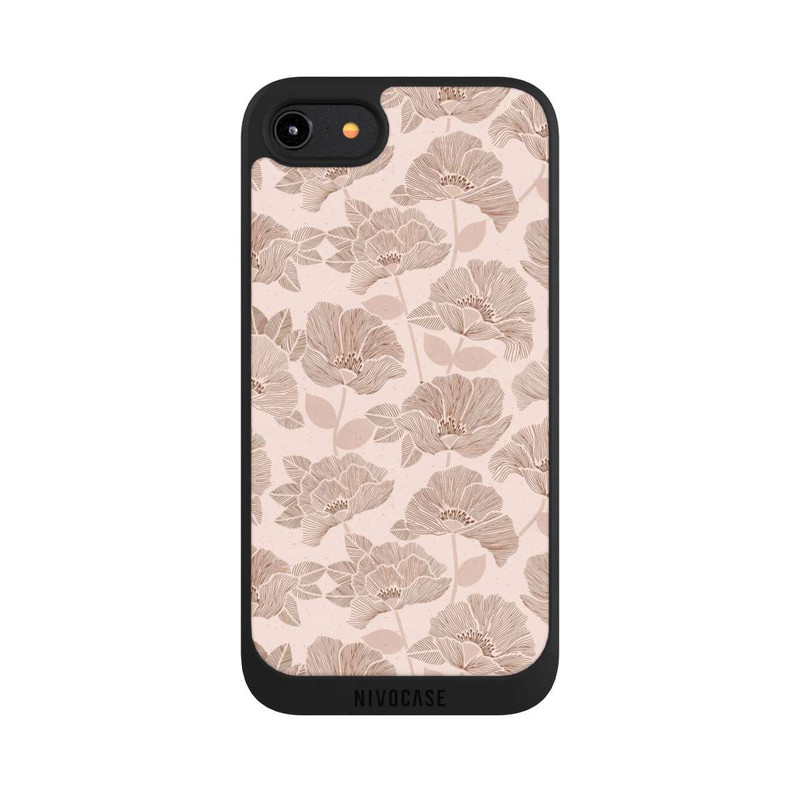 iPhone 7 NIVOpure Brown Floral Block
